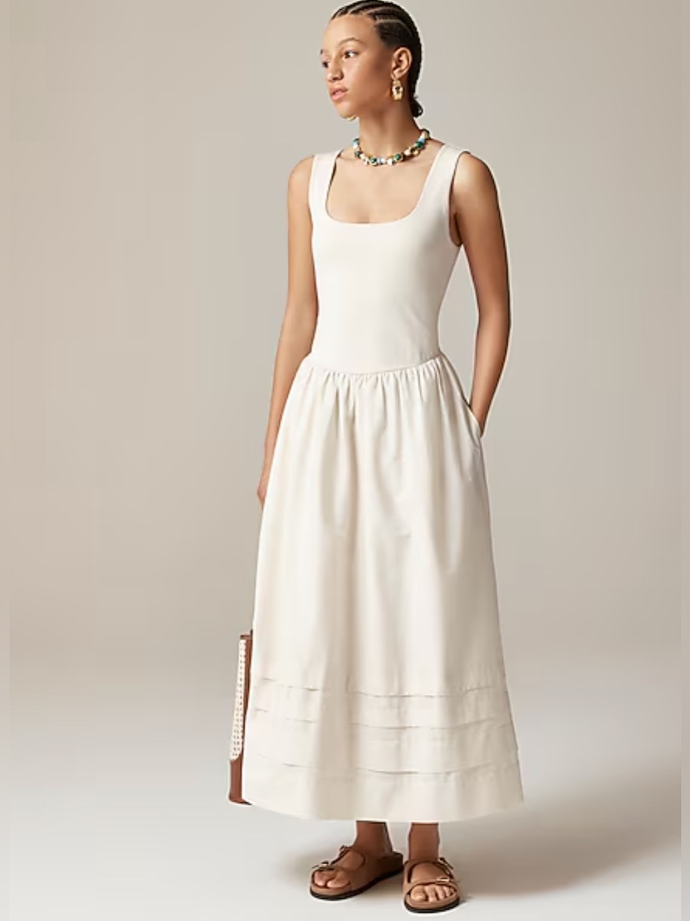 NWT J. CREW DROP-WAIST MIXY DRESS